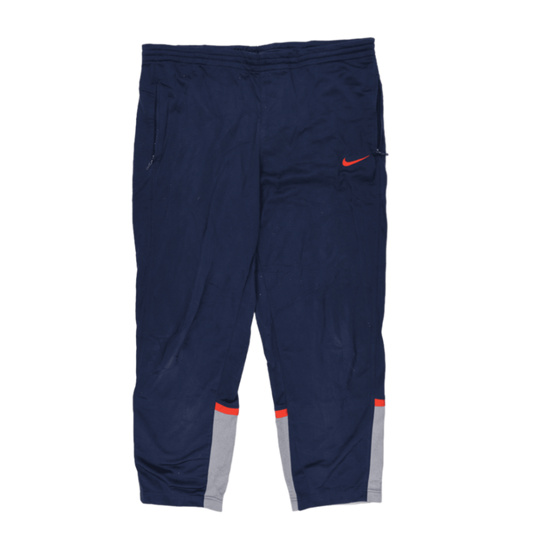 Nike Vintage Track Pants Navy Blue Large 36 Inch Waist 76 cm Inseam Polyester
