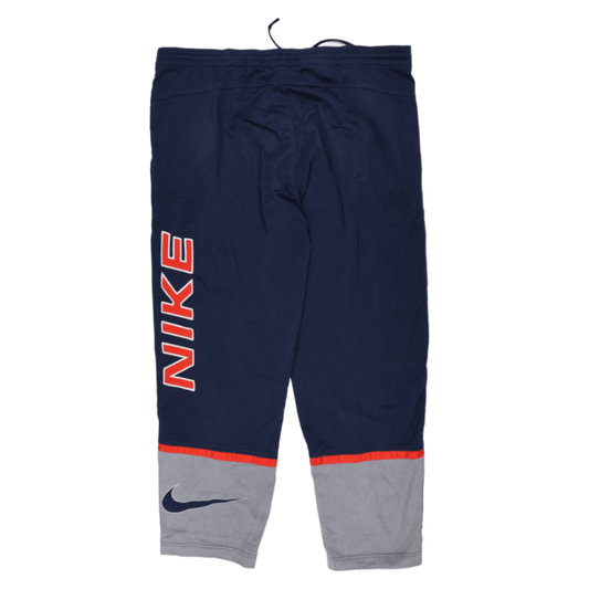 Nike Vintage Track Pants Navy Blue Large 36 Inch Waist 76 cm Inseam Polyester