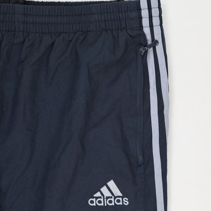 Adidas Originals Navy Track Pants Large Polyester Mens 78 cm Inseam 84 cm Waist