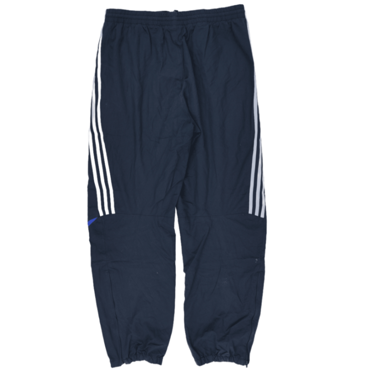 Adidas Originals Navy Track Pants Large Polyester Mens 78 cm Inseam 84 cm Waist