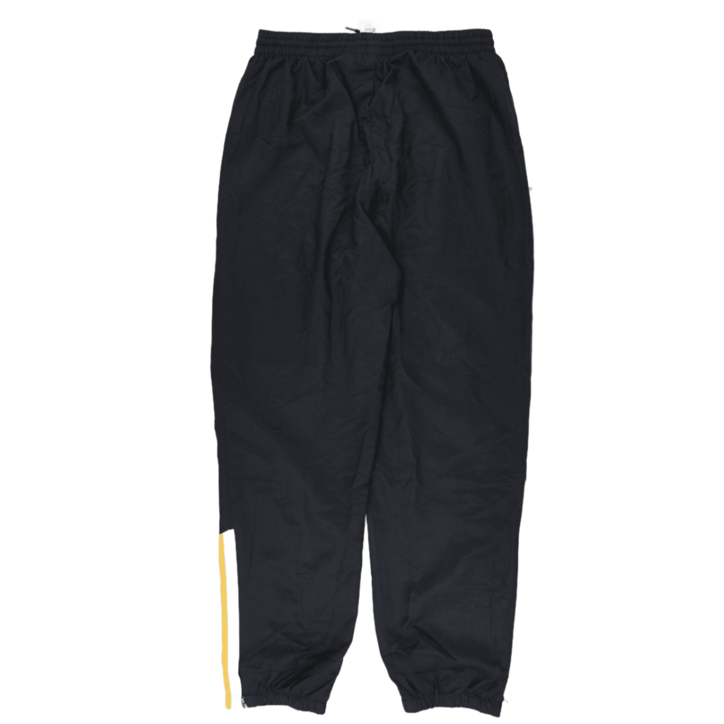 adidas Vintage Black Yellow Track Trousers Large 80cm Inseam 88cm Waist Polyester