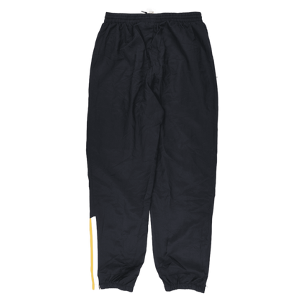 adidas Vintage Black Yellow Track Trousers Large 80cm Inseam 88cm Waist Polyester