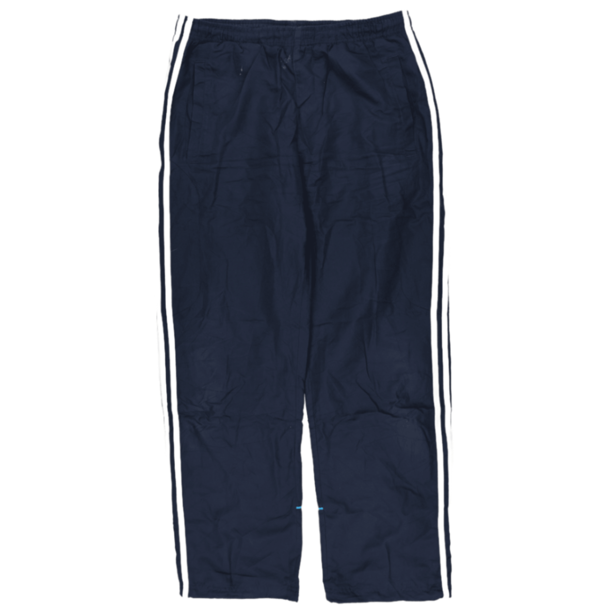 adidas Navy Blue Tracksuit Bottoms Large Polyester Vintage Men's Trousers