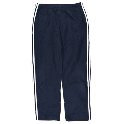 adidas Navy Blue Tracksuit Bottoms Large Polyester Vintage Men's Trousers
