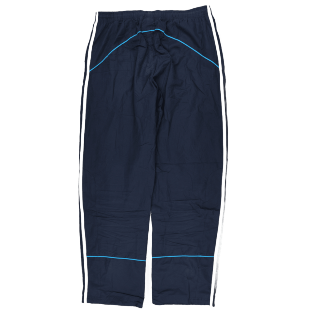 adidas Navy Blue Tracksuit Bottoms Large Polyester Vintage Men's Trousers