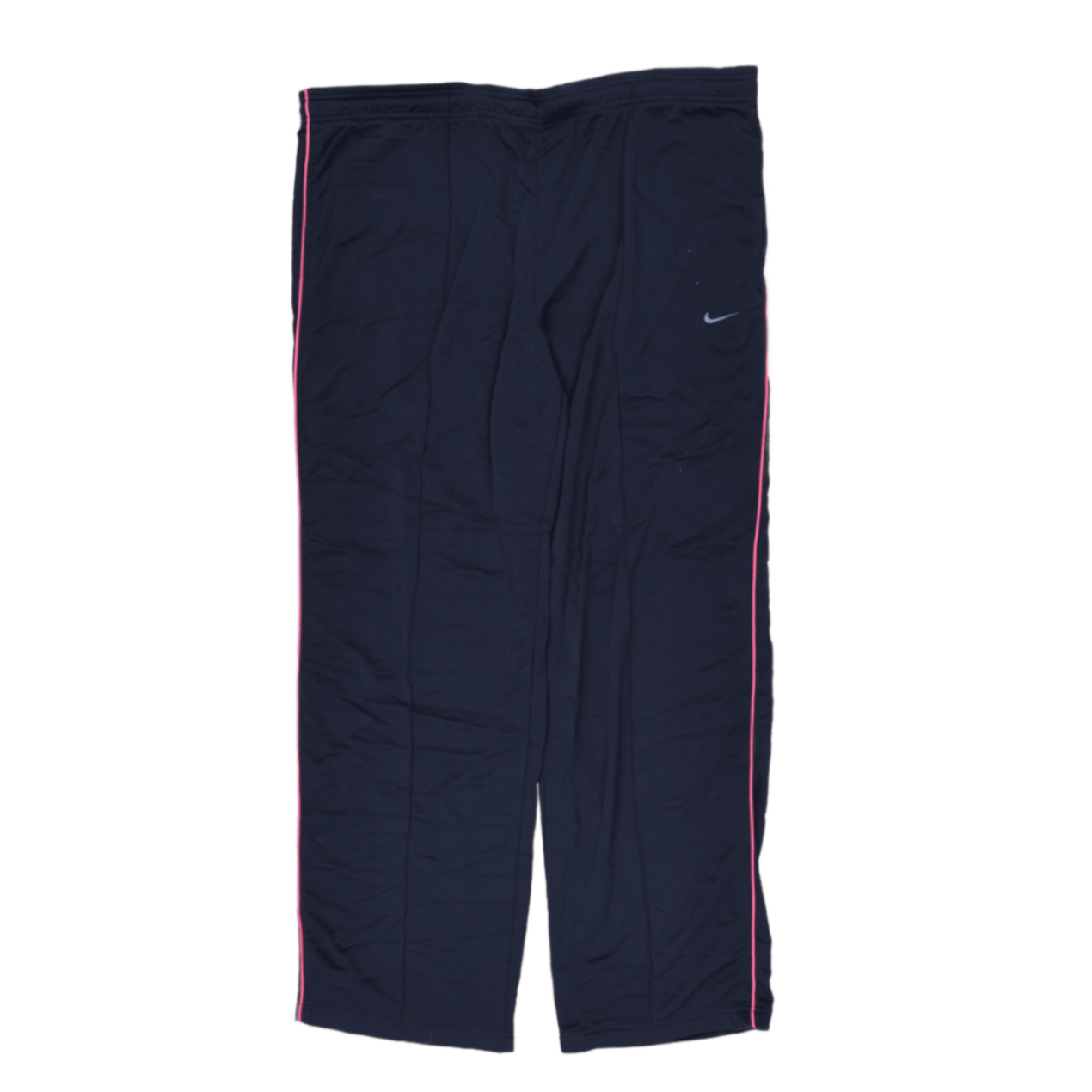 Nike Track Pants Navy Blue Large Polyester Men's Trousers