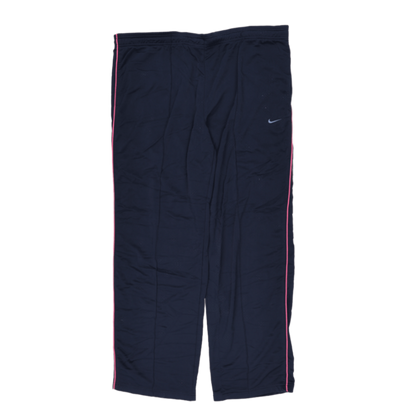 Nike Track Pants Navy Blue Large Polyester Men's Trousers
