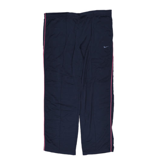 Nike Track Pants Navy Blue Large Polyester Men's Trousers