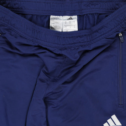 Adidas Navy Blue Track Pants Men's Medium 77 cm Inseam 38 cm Waist Polyester
