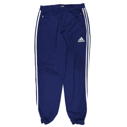 Adidas Navy Blue Track Pants Men's Medium 77 cm Inseam 38 cm Waist Polyester