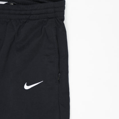 Nike Black Sports Trousers Large 80 cm Inseam 88 cm Waist Polyester Blend