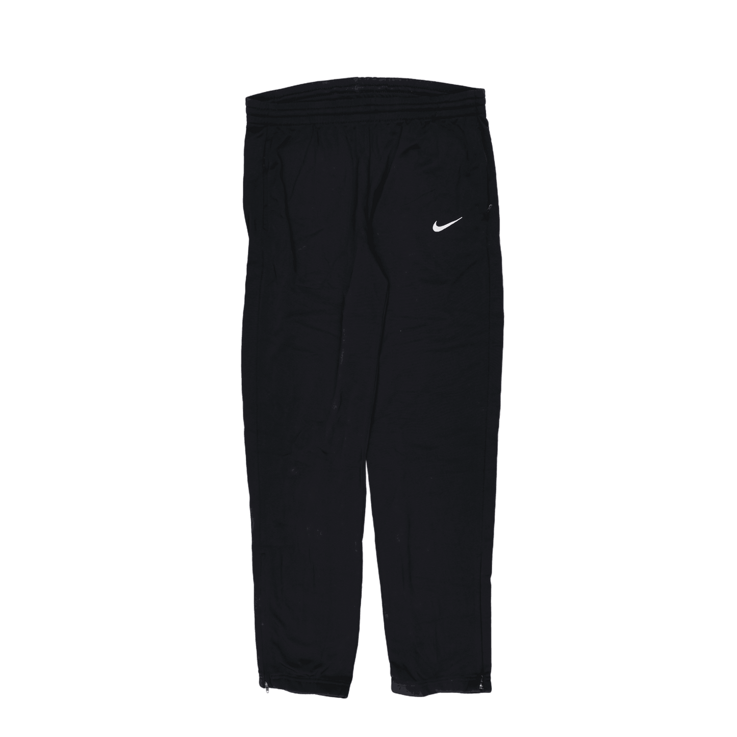 Nike Black Sports Trousers Large 80 cm Inseam 88 cm Waist Polyester Blend