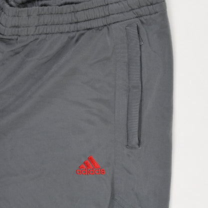 adidas Men's Track Trousers Grey Medium 78cm Inseam Polyester