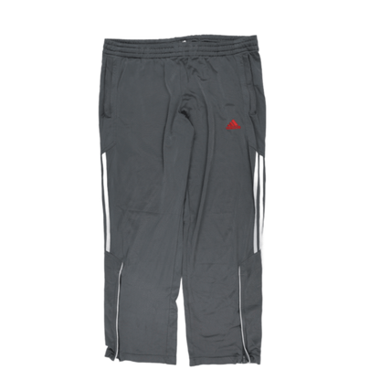 adidas Men's Track Trousers Grey Medium 78cm Inseam Polyester