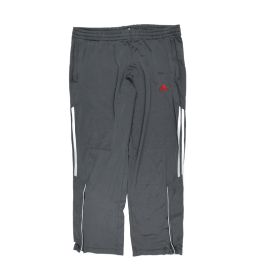 adidas Men's Track Trousers Grey Medium 78cm Inseam Polyester