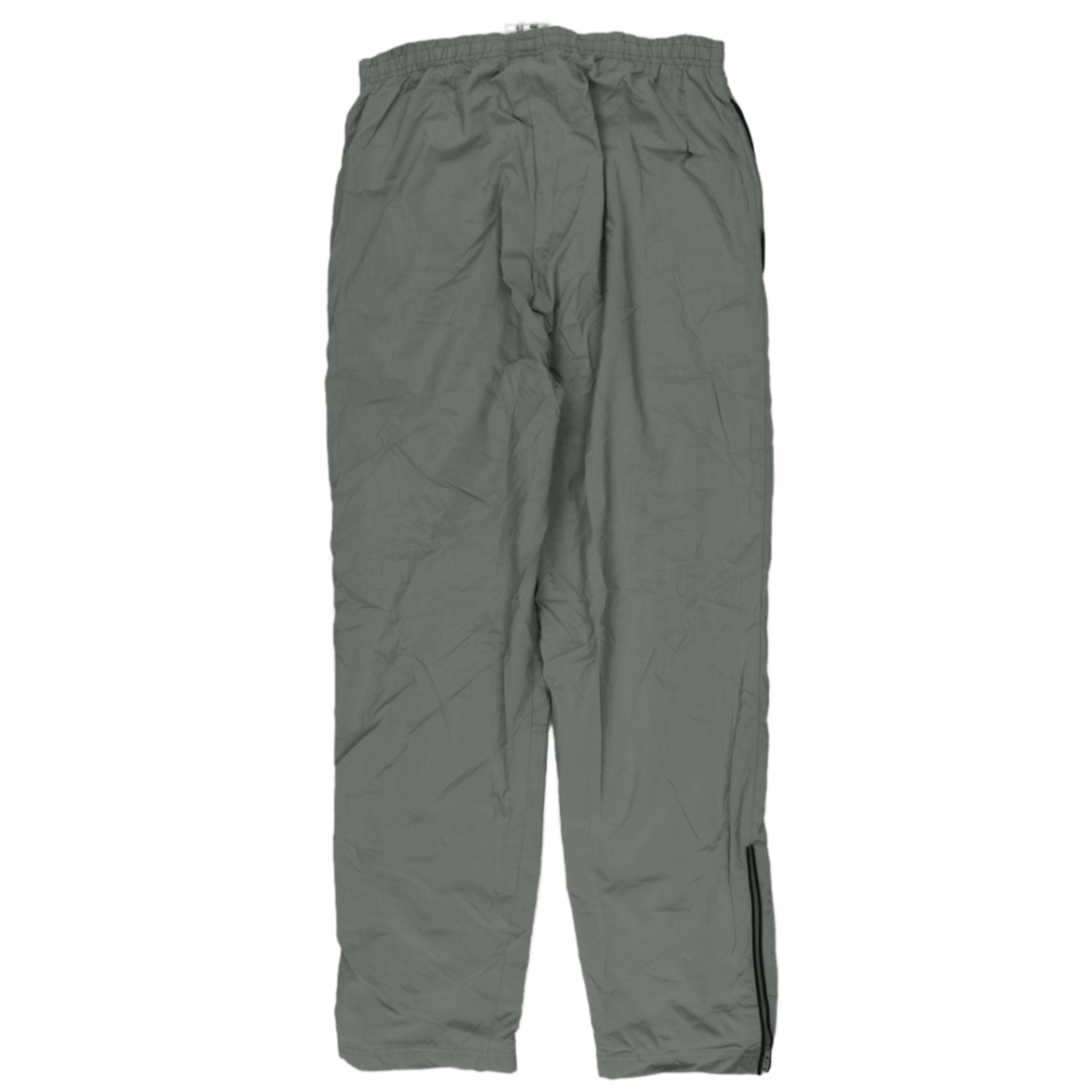 Reebok Vintage Grey Nylon Tracksuit Trousers Size S/M Inseam 76 cm Waist 38-42 cm
