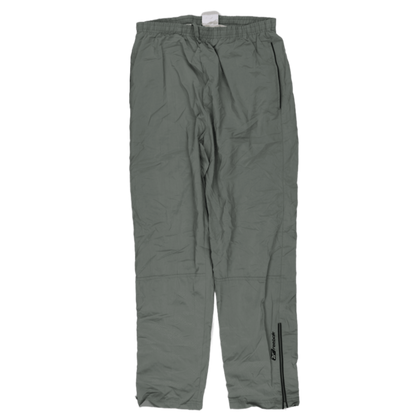 Reebok Vintage Grey Nylon Tracksuit Trousers Size S/M Inseam 76 cm Waist 38-42 cm