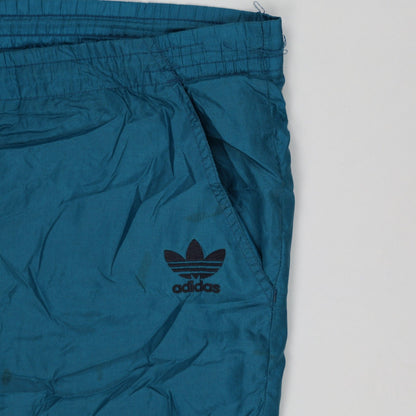 adidas Originals Men's Teal Retro Sports Trousers Size Medium 76cm Inseam Polyester