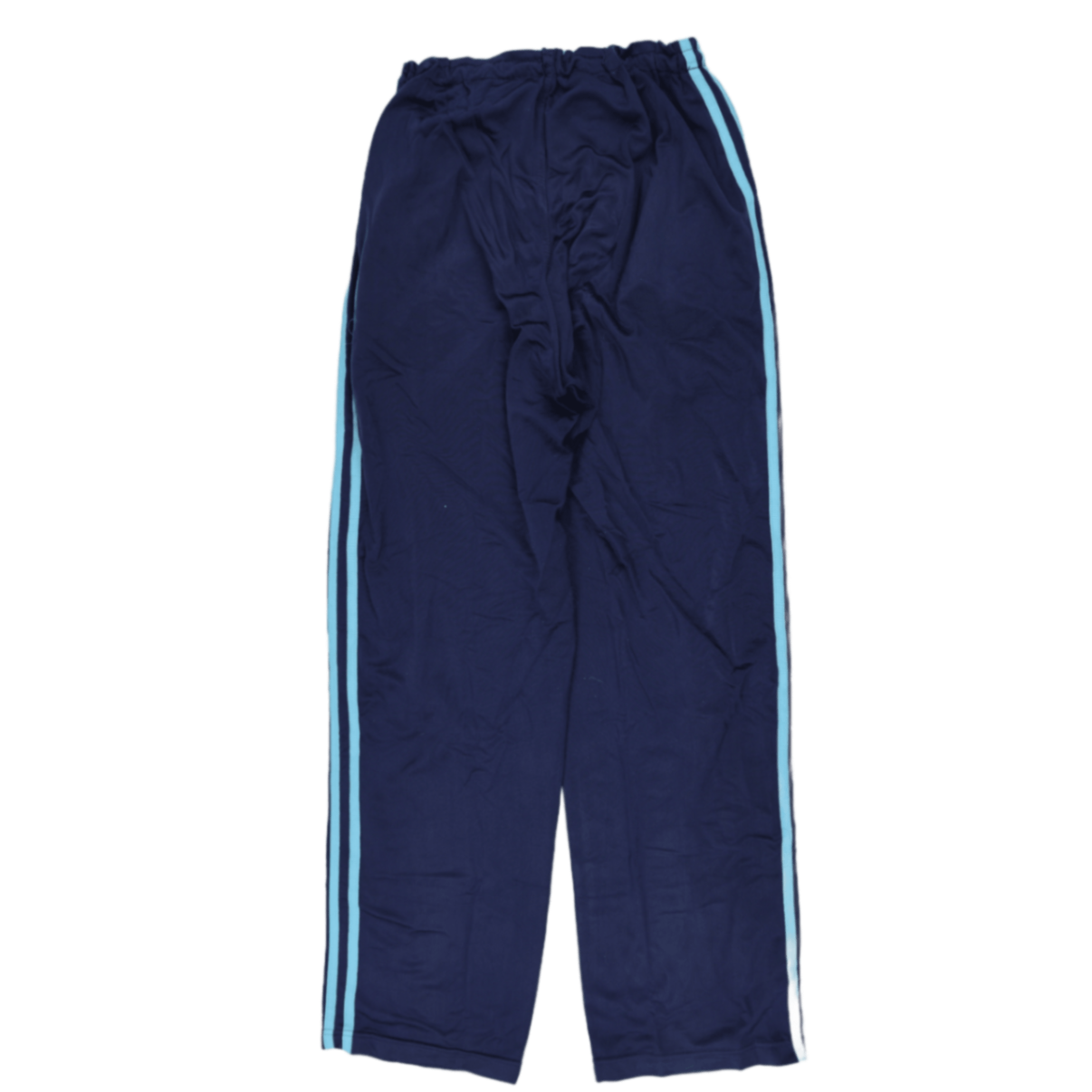 adidas Navy Blue Track Pants Men's Size Medium 34 Inch Waist 80 cm Inseam Polyester Blend
