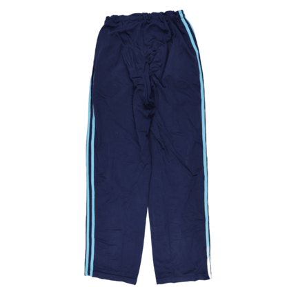 adidas Navy Blue Track Pants Men's Size Medium 34 Inch Waist 80 cm Inseam Polyester Blend