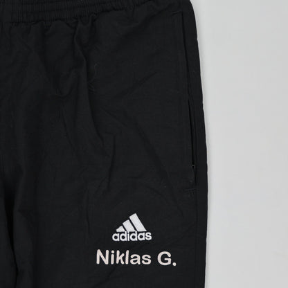 adidas Black Track Pants Medium 76cm Inseam 82cm Waist Polyester