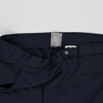 Nike Navy Blue Lightweight Trousers Large 36 in Waist 32 in Inseam Polyester Sportswear