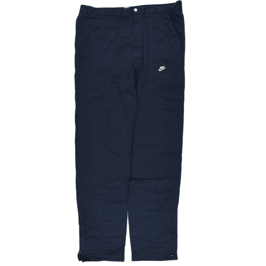 Nike Navy Blue Lightweight Trousers Large 36 in Waist 32 in Inseam Polyester Sportswear