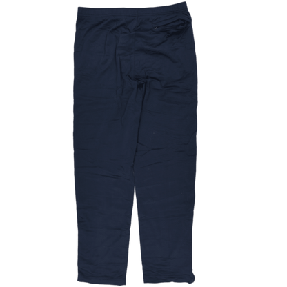 Nike Navy Blue Lightweight Trousers Large 36 in Waist 32 in Inseam Polyester Sportswear