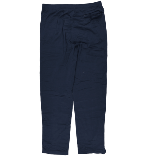Nike Navy Blue Lightweight Trousers Large 36 in Waist 32 in Inseam Polyester Sportswear