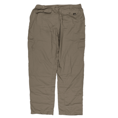 The North Face Men's Khaki Cargo Trousers XL 32 Inseam Nylon Blend