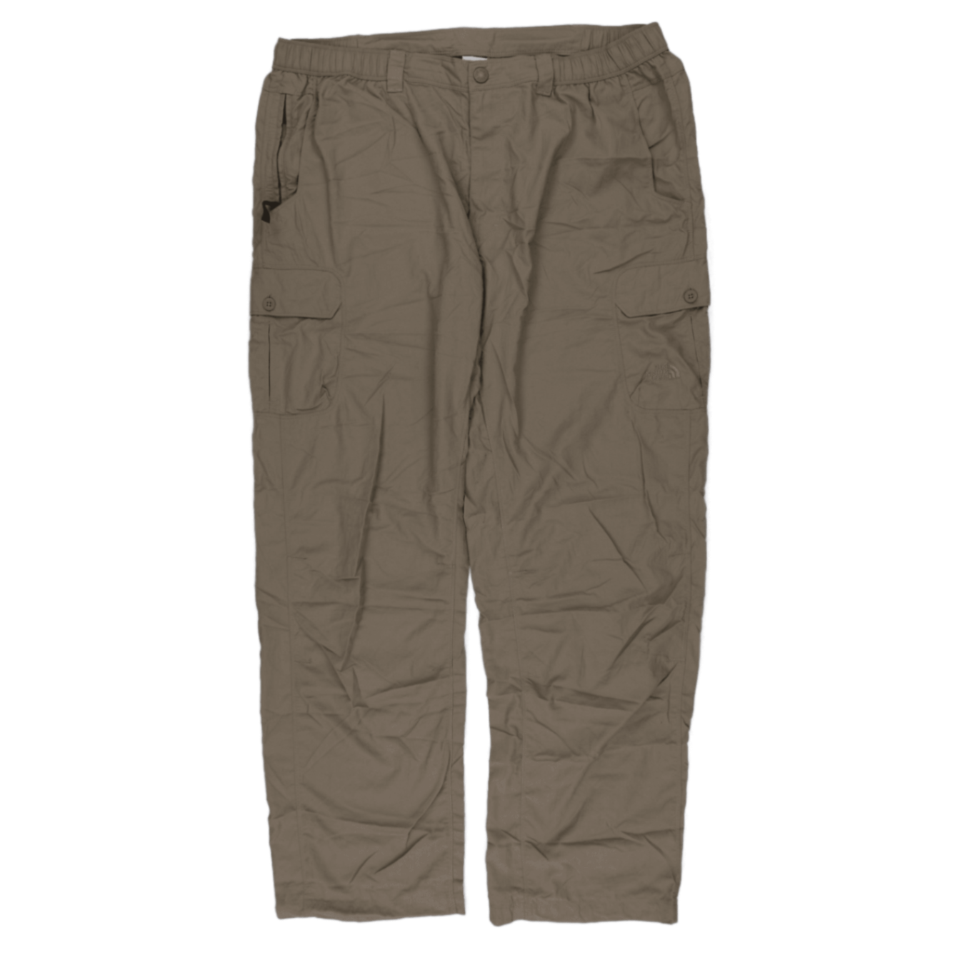 The North Face Men's Khaki Cargo Trousers XL 32 Inseam Nylon Blend