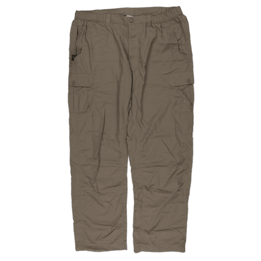 The North Face Men's Khaki Cargo Trousers XL 32 Inseam Nylon Blend