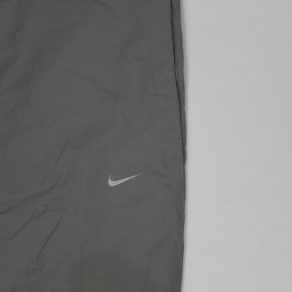 Nike Men's Grey Lightweight Sports Track Trousers Size Large 32 Inseam 36 Waist Polyester