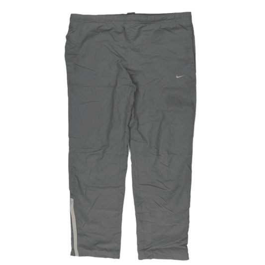 Nike Men's Grey Lightweight Sports Track Trousers Size Large 32 Inseam 36 Waist Polyester