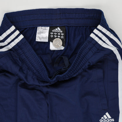 adidas Navy Blue Track Bottoms Extra Small Polyester Vintage Men's Trousers