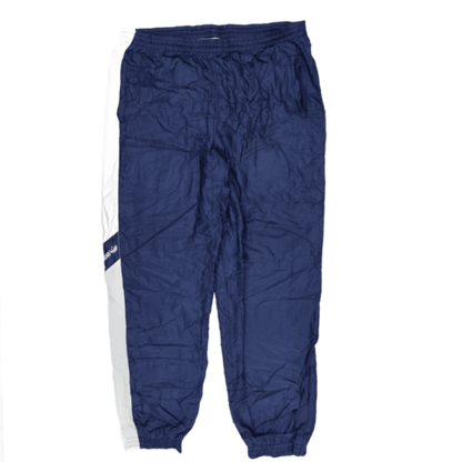 adidas Vintage Navy Blue Track Pants Medium Polyester 78 cm Inseam 76-82 cm Waist Size