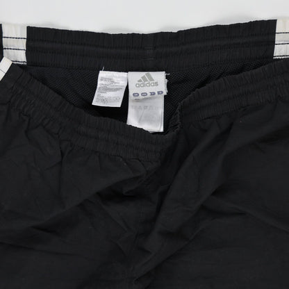 Adidas Black Track Bottoms Men's Medium 76cm Inseam 38cm Waist Polyester