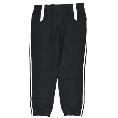 Adidas Black Track Bottoms Men's Medium 76cm Inseam 38cm Waist Polyester