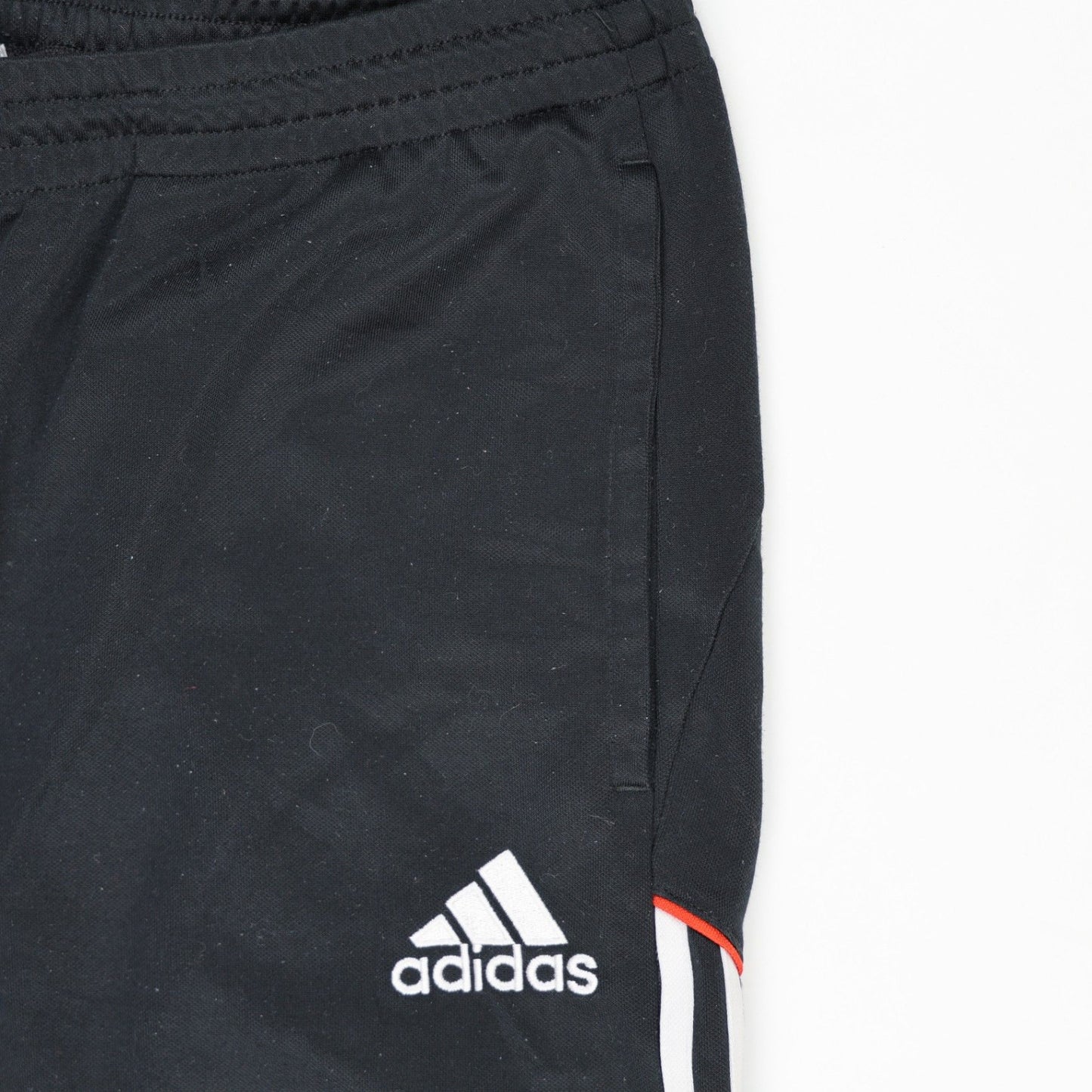 adidas River Plate Black Track Bottoms Men's Trousers Size Medium 38 Waist 76 Inseam Polyester