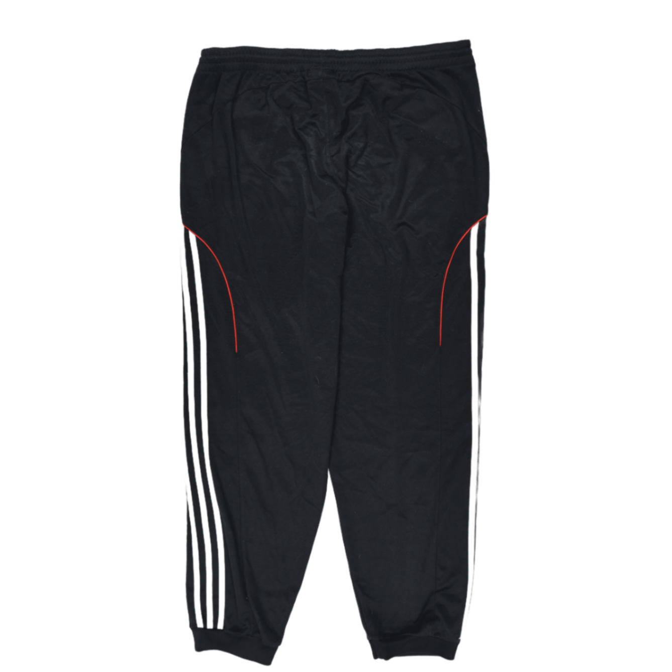 adidas River Plate Black Track Bottoms Men's Trousers Size Medium 38 Waist 76 Inseam Polyester