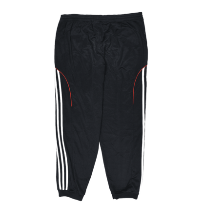 adidas River Plate Black Track Bottoms Men's Trousers Size Medium 38 Waist 76 Inseam Polyester