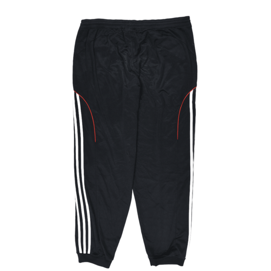 adidas River Plate Black Track Bottoms Men's Trousers Size Medium 38 Waist 76 Inseam Polyester