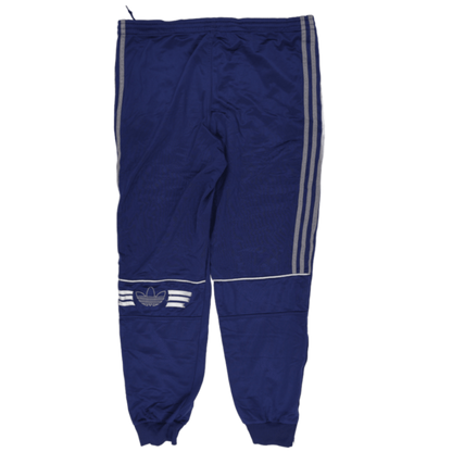 adidas Originals Blue Track Pants Large 38 Waist 79 Inseam Polyester Vintage