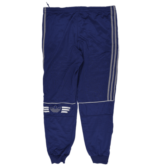 adidas Originals Blue Track Pants Large 38 Waist 79 Inseam Polyester Vintage