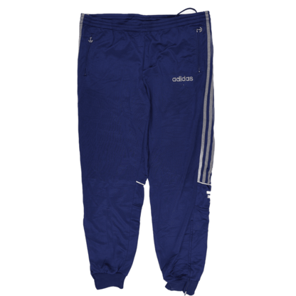 adidas Originals Blue Track Pants Large 38 Waist 79 Inseam Polyester Vintage