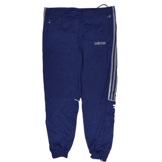 adidas Originals Blue Track Pants Large 38 Waist 79 Inseam Polyester Vintage