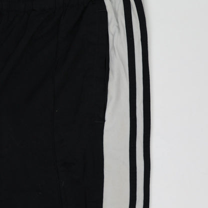 adidas Black Primegreen Track Pants UK 10 36 Waist 74 Inseam Womens