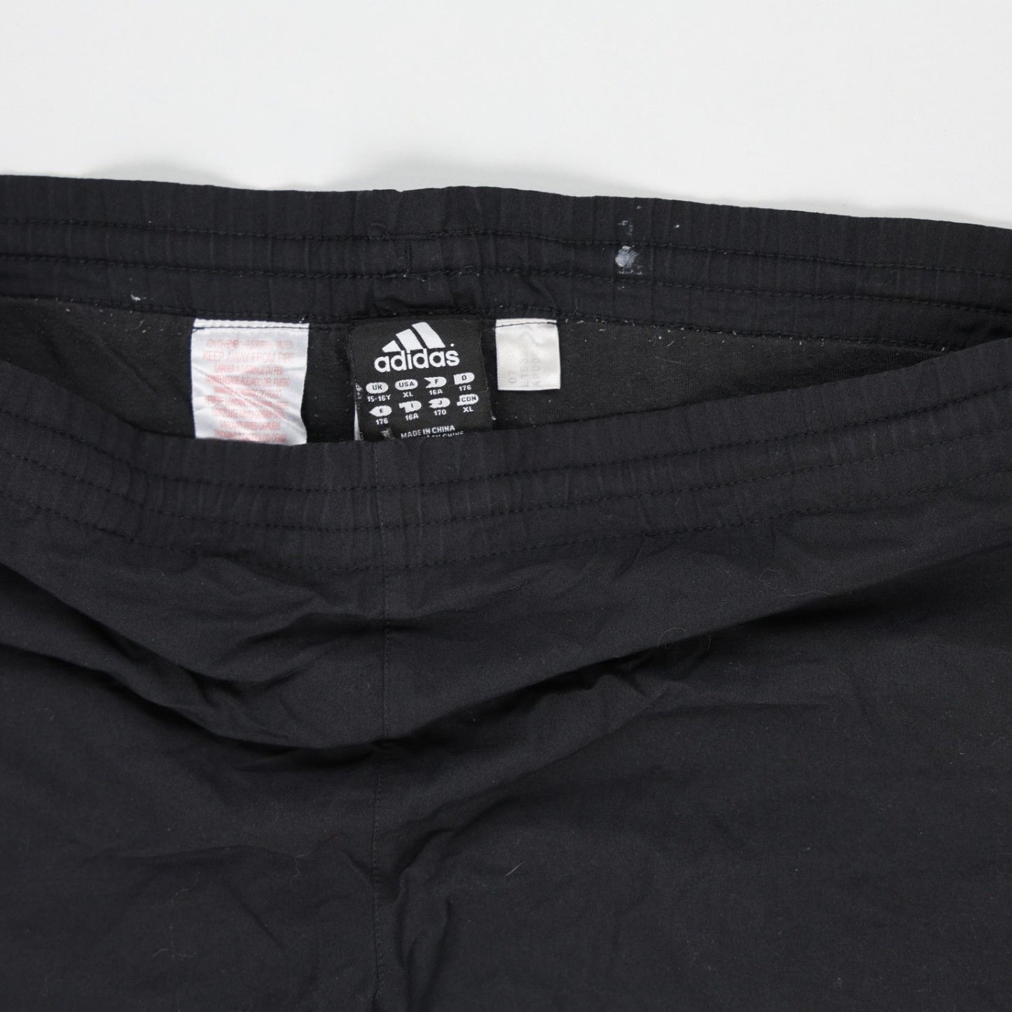 adidas Black Track Trousers XL Polyester Men's Clothing