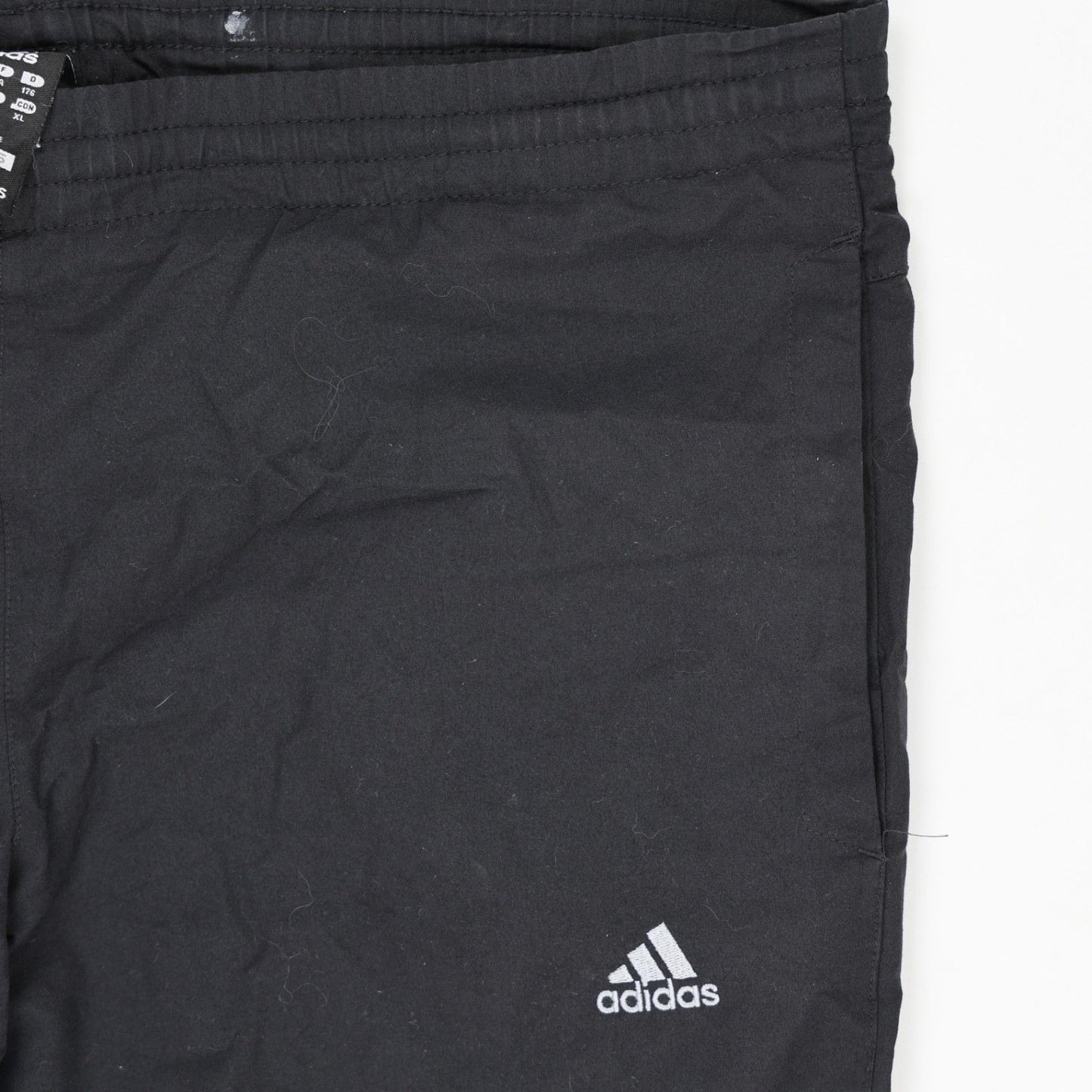adidas Black Track Trousers XL Polyester Men's Clothing