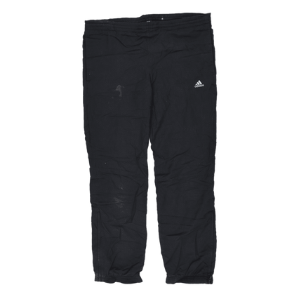 adidas Black Track Trousers XL Polyester Men's Clothing